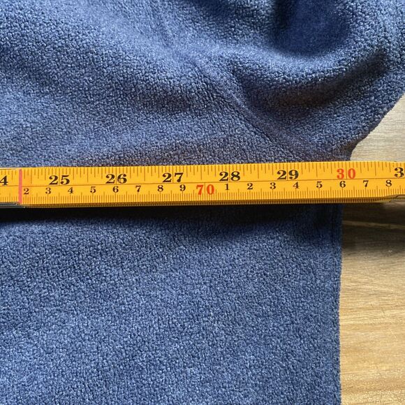 Vintage 90s Big Dogs Thermal Fleece Sweatshirt Blue 4x - Picture 3 of 6